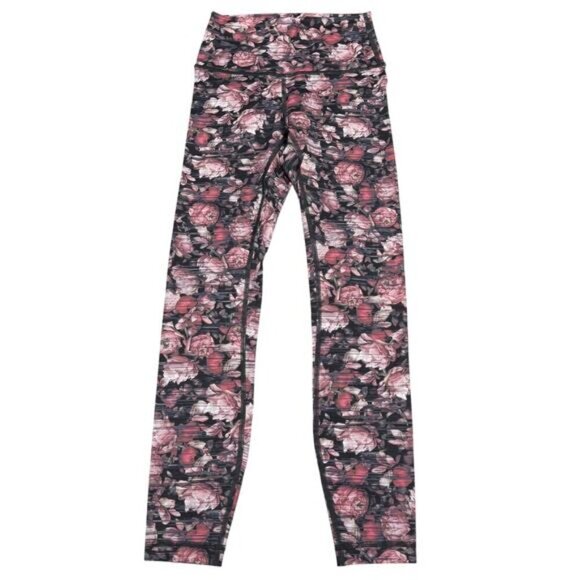 LULULEMON Wunder Under Hi-Rise Tight Nulux Peony Multi Sz 4 - Picture 4 of 9